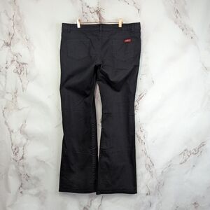 Dickies Jean Women 17 36 X 32 Black Bootcut Flare Wide Y2K Pant Grunge